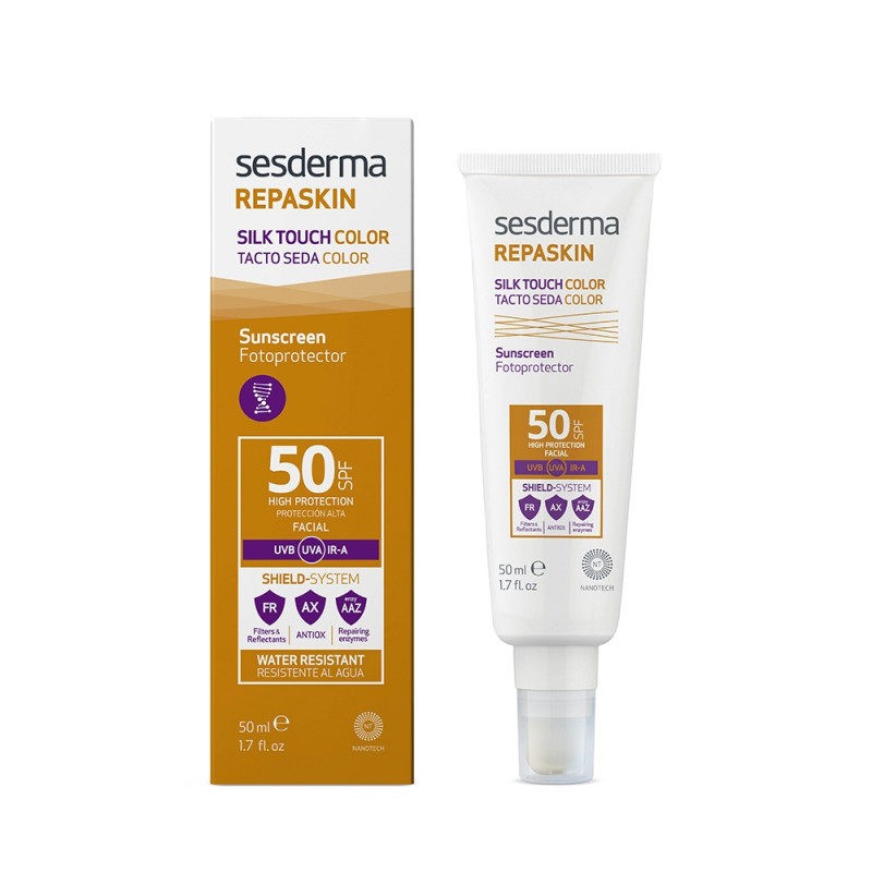 Sesderma Repaskin Facial Spf50 Toque Seda Color 50Ml