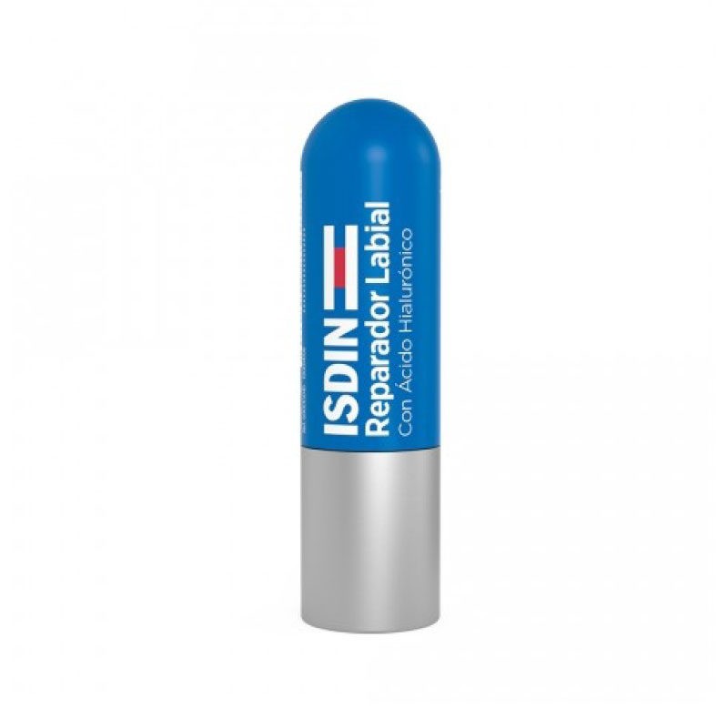 Isdin Reparador Labial con Acido Hialuronico en Barra Stick x4G Azul