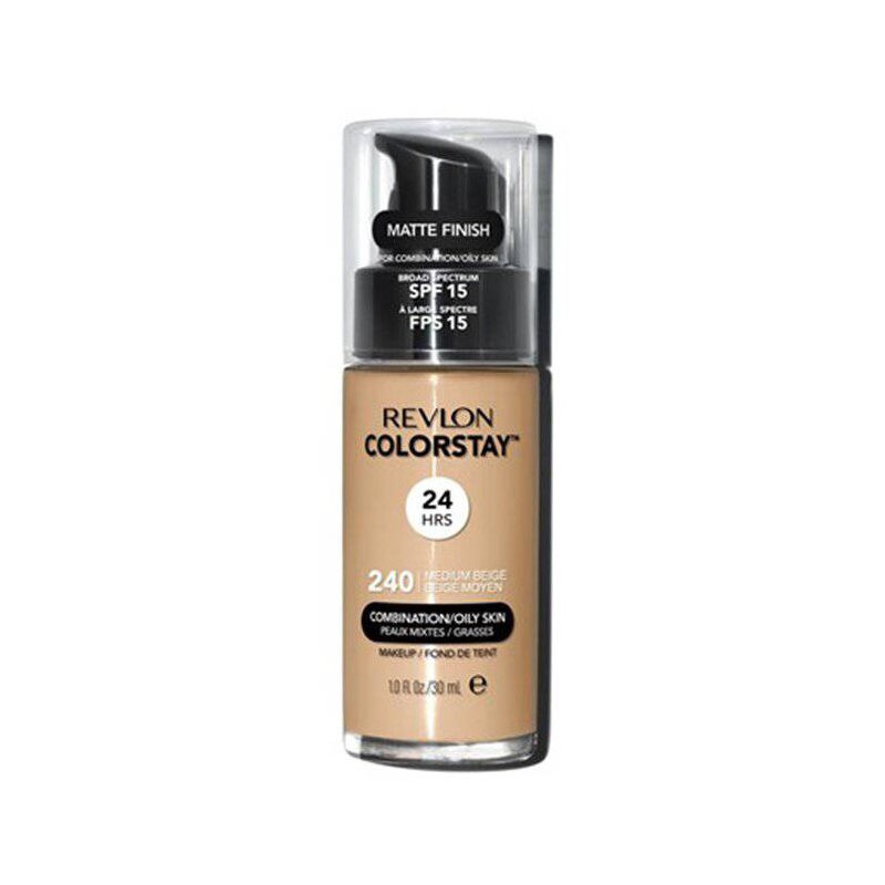 Revlon Base Liquida Colorstay Piel Mixta Grasa Medium Beige 240