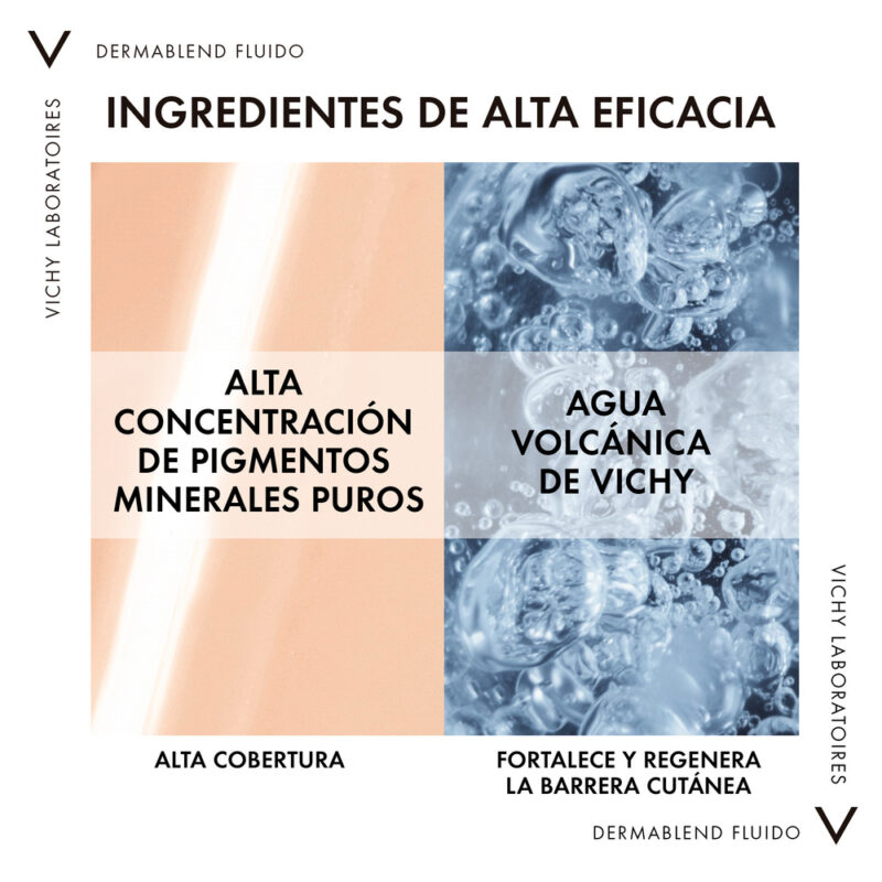 Vichy Dermablend Base de Maquillaje Fluido 25 x30ml - Imagen 4
