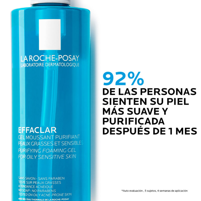 La Roche Posay Effaclar Gel Limpiador x400Ml - Imagen 2