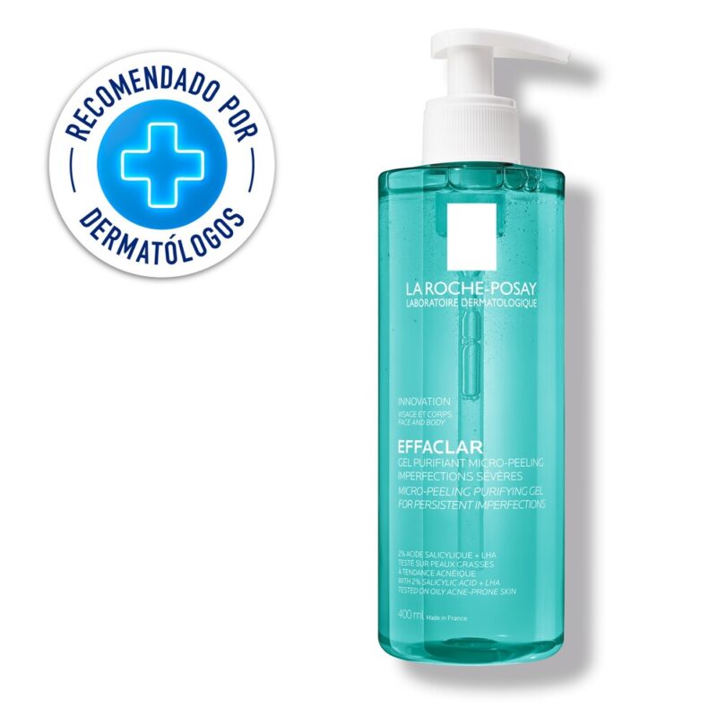 La Roche Posay Effaclar Gel Limpiador Purificante Micro-Peeling (Micro Exfoliante) x400Ml