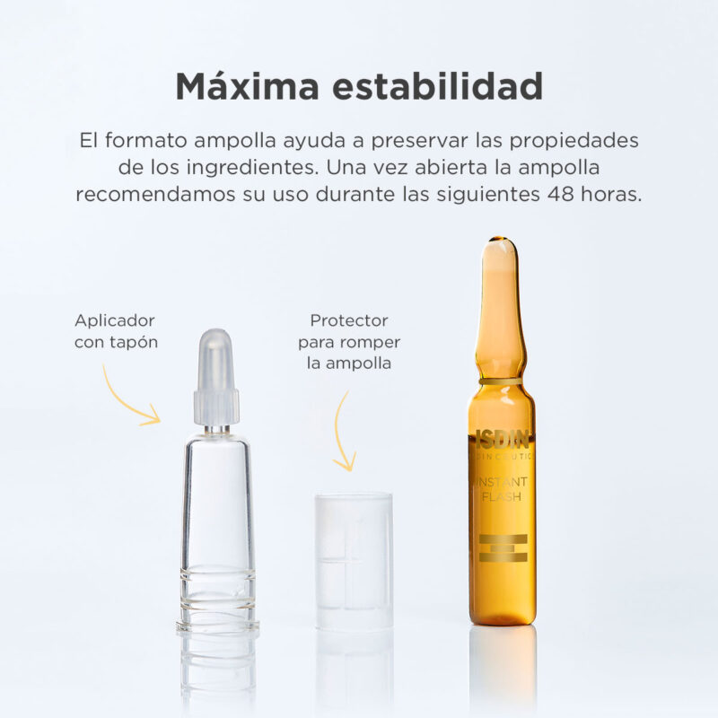 Isdinceutics Instant Flash x 5 Ampollas - Imagen 2