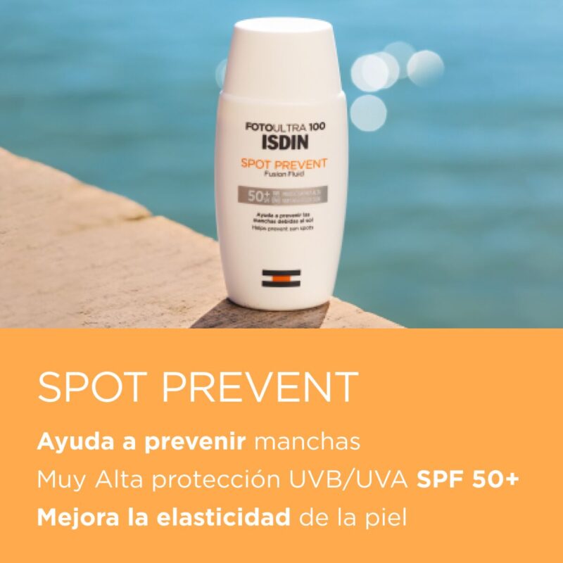 Isdin Fotoultra 100 Fusion Fluido Spot Prevent x50Ml - Imagen 2