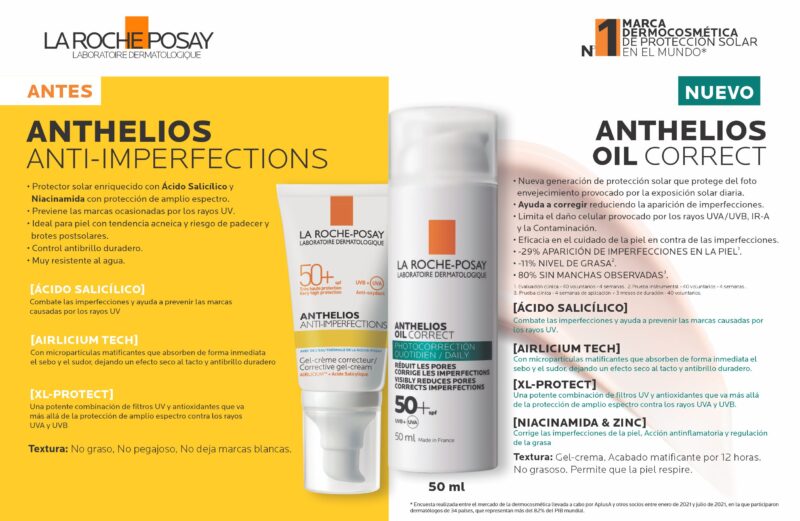 La Roche Posay Anthelios Anti-Imperfecciones Spf50+ - Oil Correct - Imagen 2