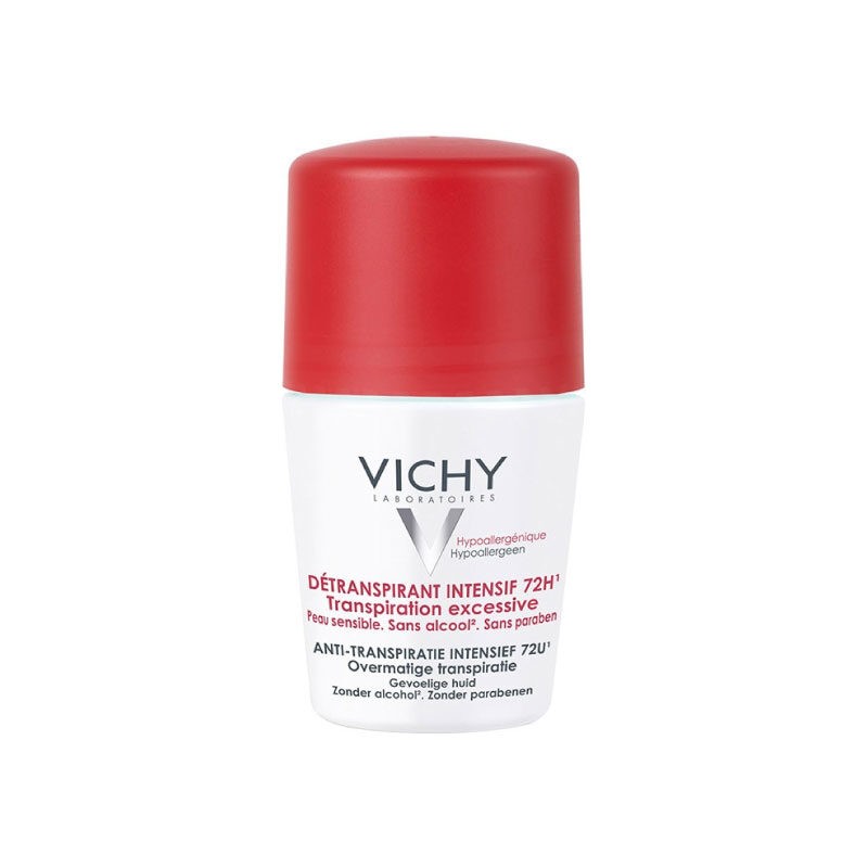 Vichy Desodorante Roll On Stress Resist 72h x 50 Ml - Rojo
