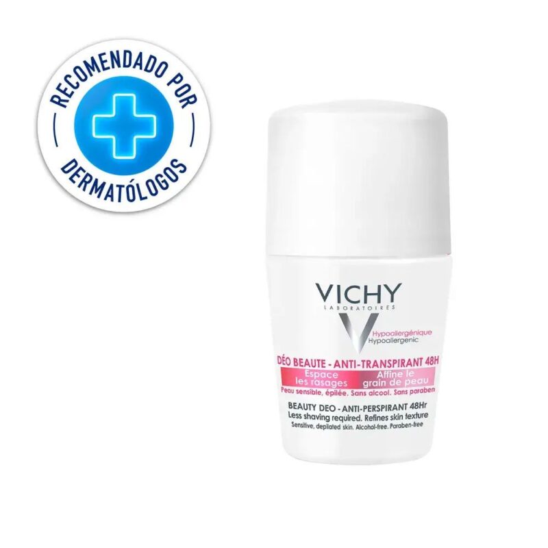 Vichy Desodorante Roll On Aclarador 48h x 50 Ml - Rosado
