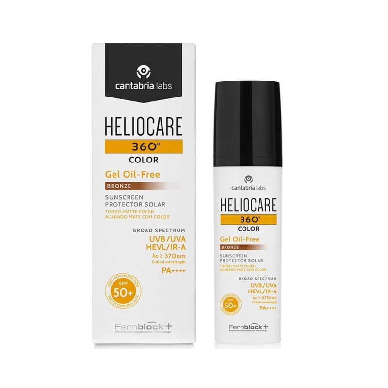 Cantabria Heliocare 360 Gel Oil Free Toque Seco Color Beige SPF50 x 50 Ml