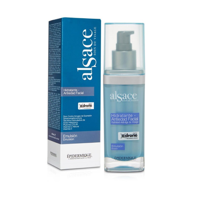 Epidermique Alsace Antiedad Humectante Facial Piel Sensible Emulsion x60Ml