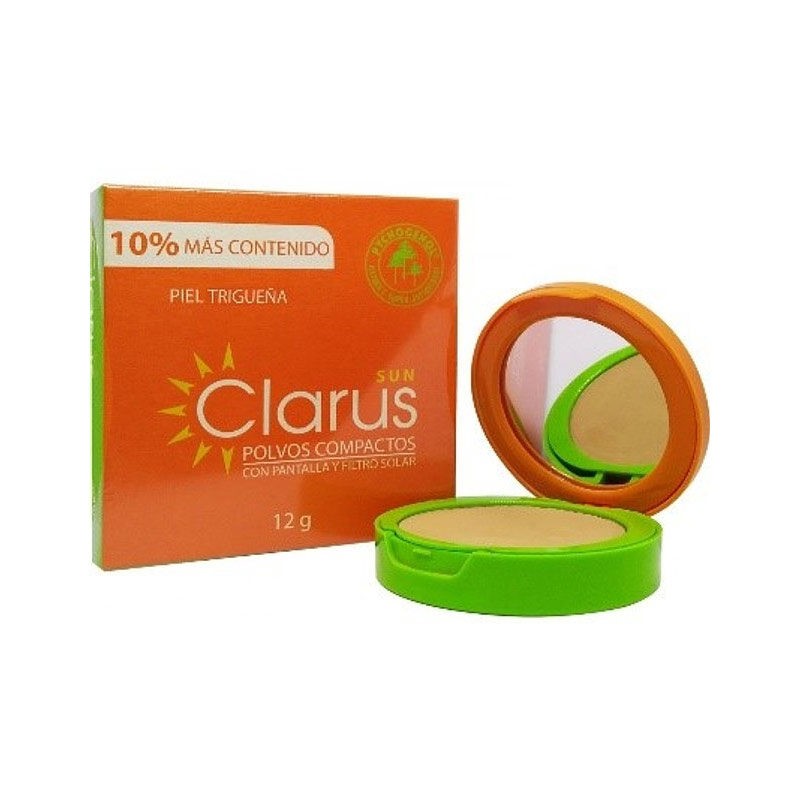 Biohealthy Clarus Polvo Compacto x12Gr - Piel Trigueña