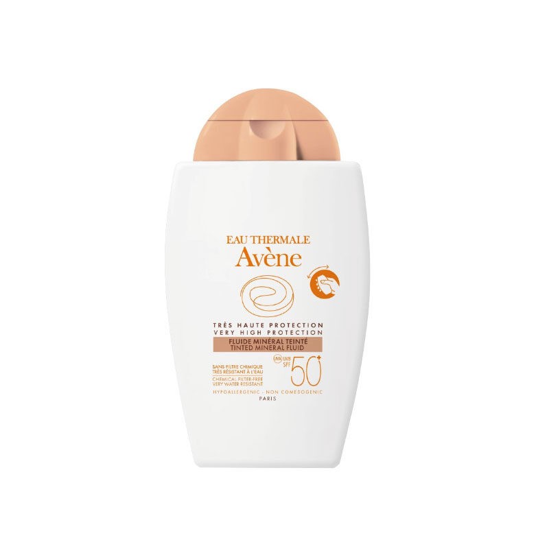 Avene Solar Linea Blanca Fluido Mineral Color Spf50+ x40Ml
