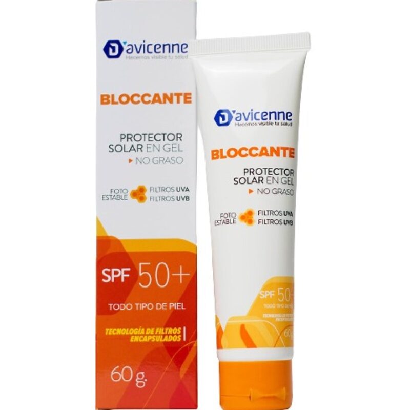 Davicenne Bloccante Gel Protector Solar SPF50+ Sin Color X60Gr