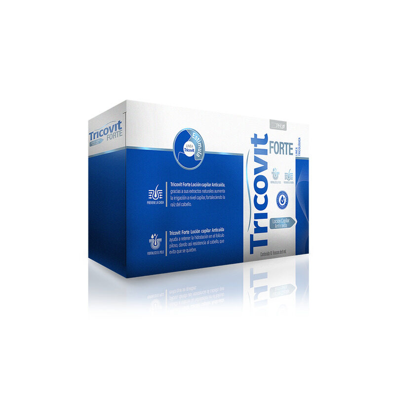Suiphar Tricovit Forte Locion Anticaida X 10 Frascos