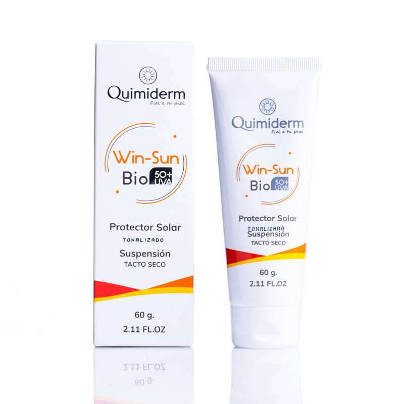 Quimiderm Win Sun Bio Protector Solar Tonalizado Spf50+ Emulsión X 60Gr