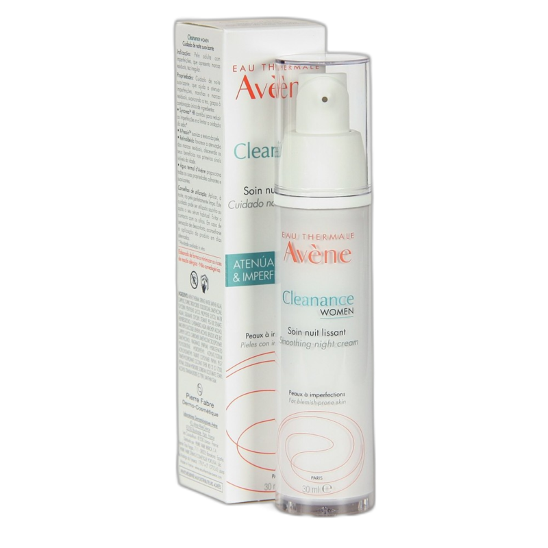 Avene Cleanance Women Cuidado de Noche Alisador X50Ml