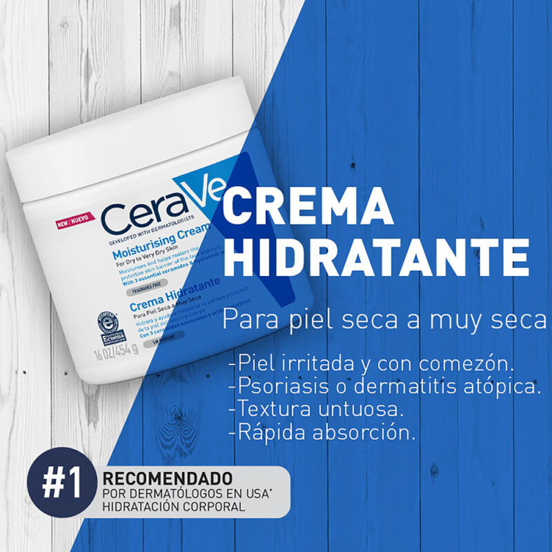 Cerave Crema Hidratante X454Gr - Imagen 2