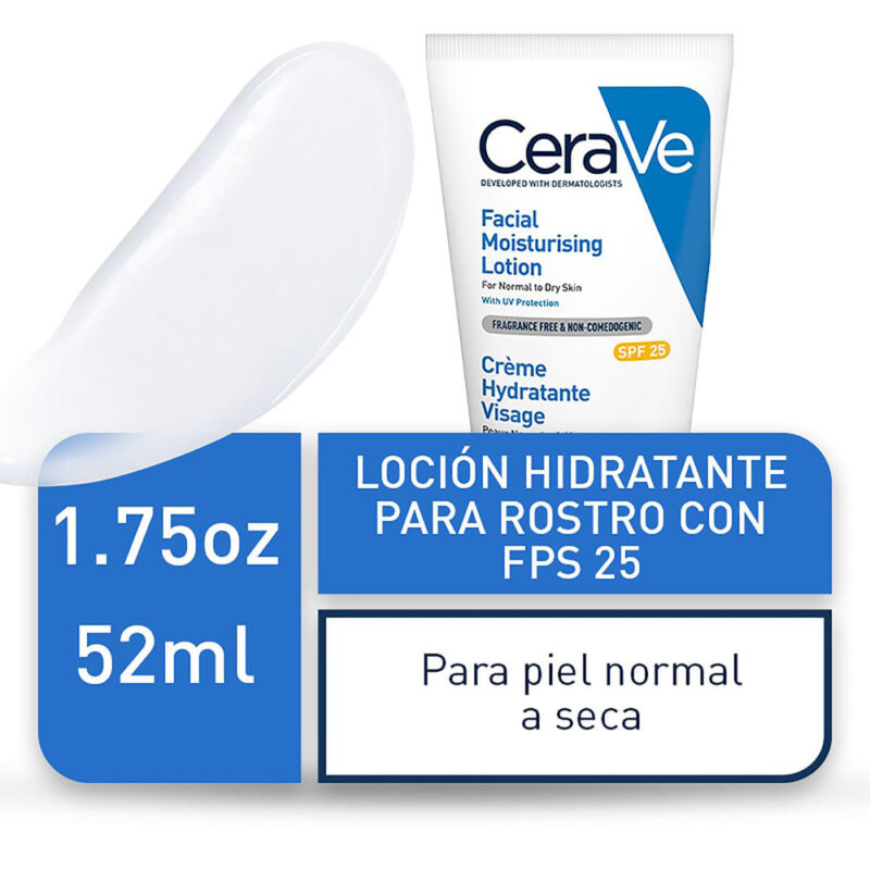Cerave Hidratante Facial Spf25 X52ML - Imagen 2