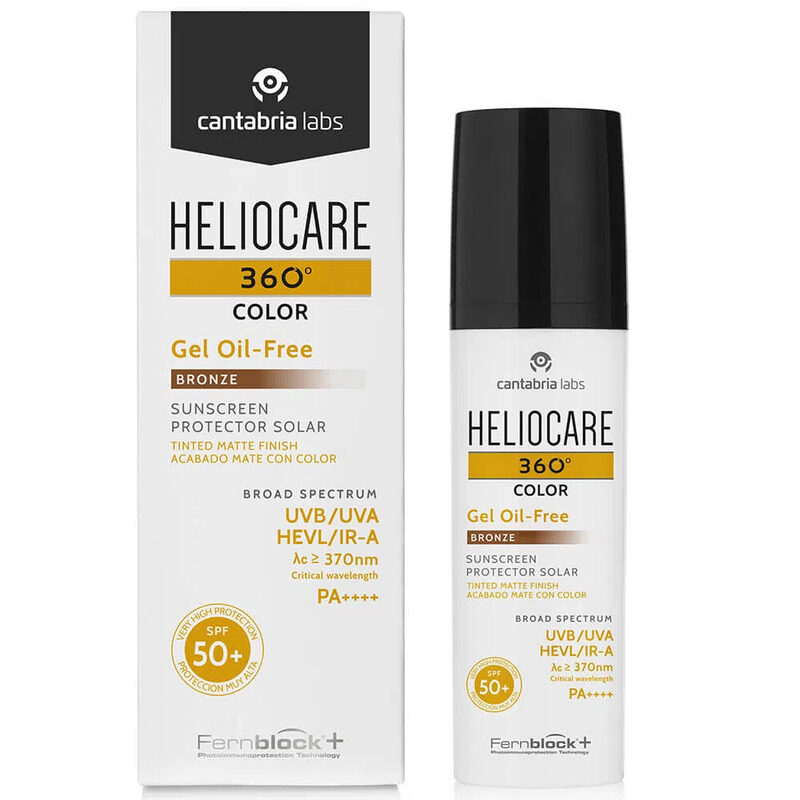 Cantabria Heliocare 360 Gel Oil Free Toque Seco Color Bronze SPF50 x 50 Ml