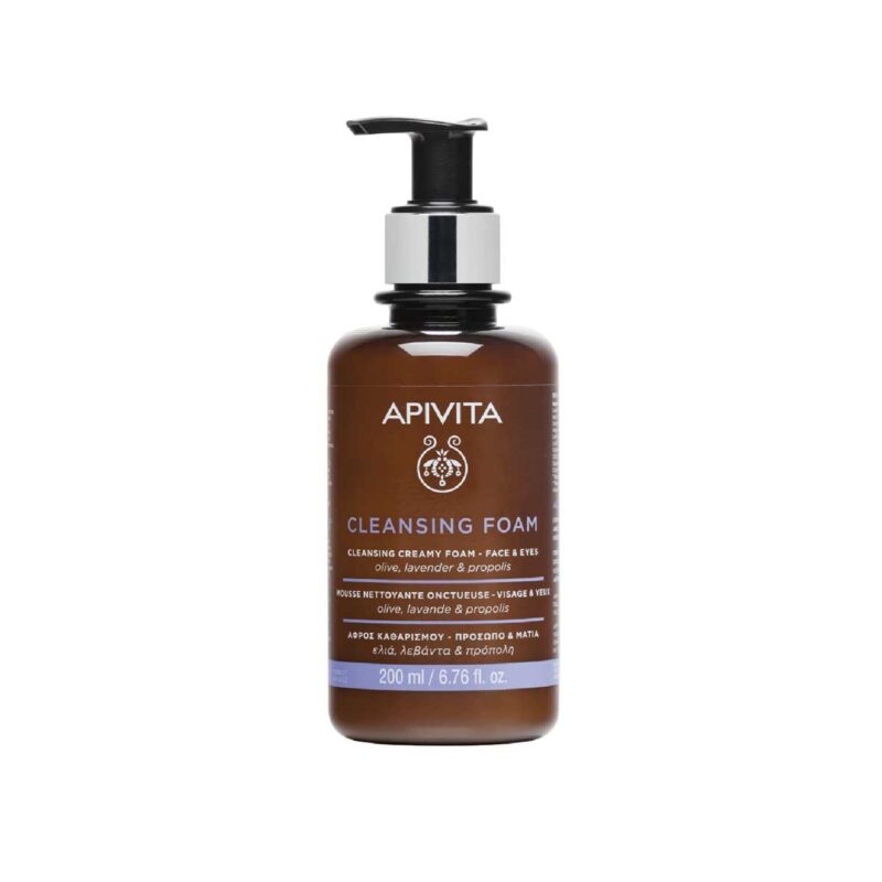 Apivita Cleansing Foam Crema Limpiadora Rostro Y Ojos X200ML