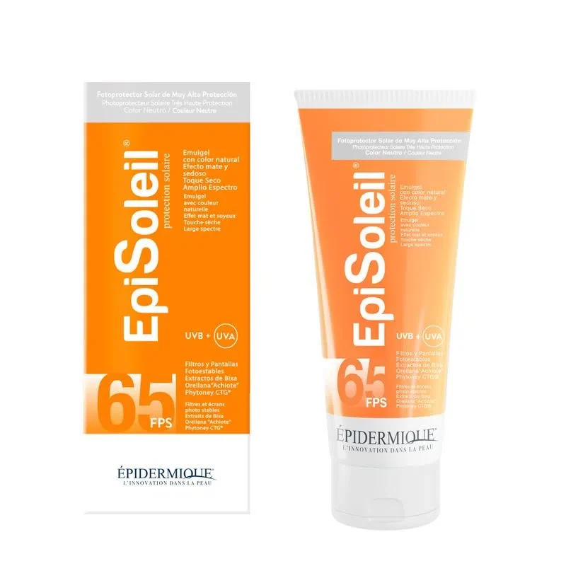 Epidermique Episoleil Muy Alta Proteccion SPF65+ Neutro X60ML