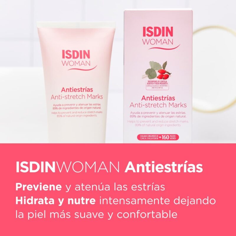 Isdin Woman Crema Antiestrías X250Ml - Imagen 3