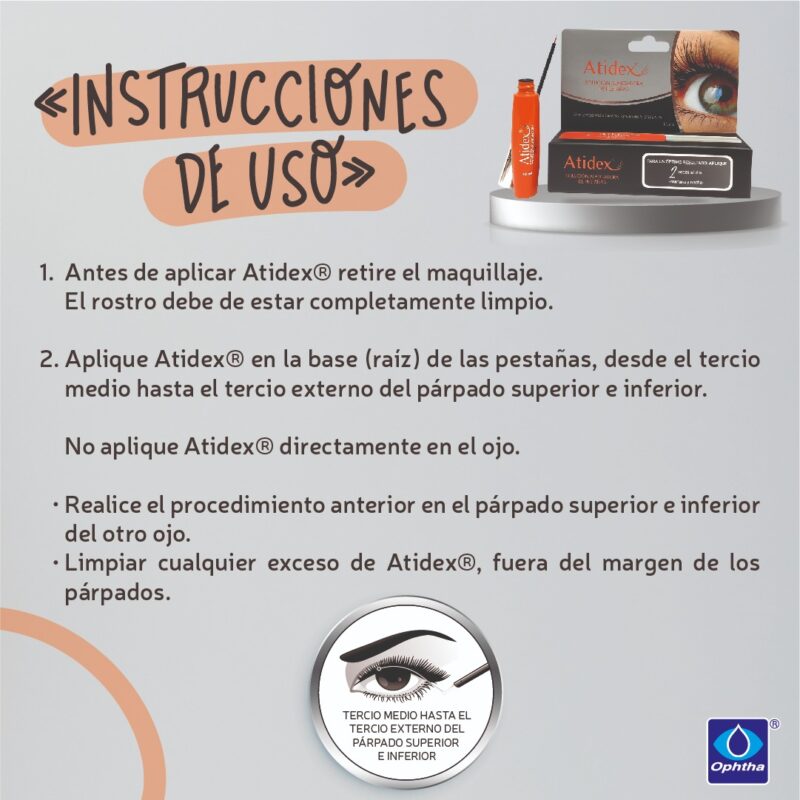 Ophtha Atidex Alargador de Pestañas x10ml - Imagen 4
