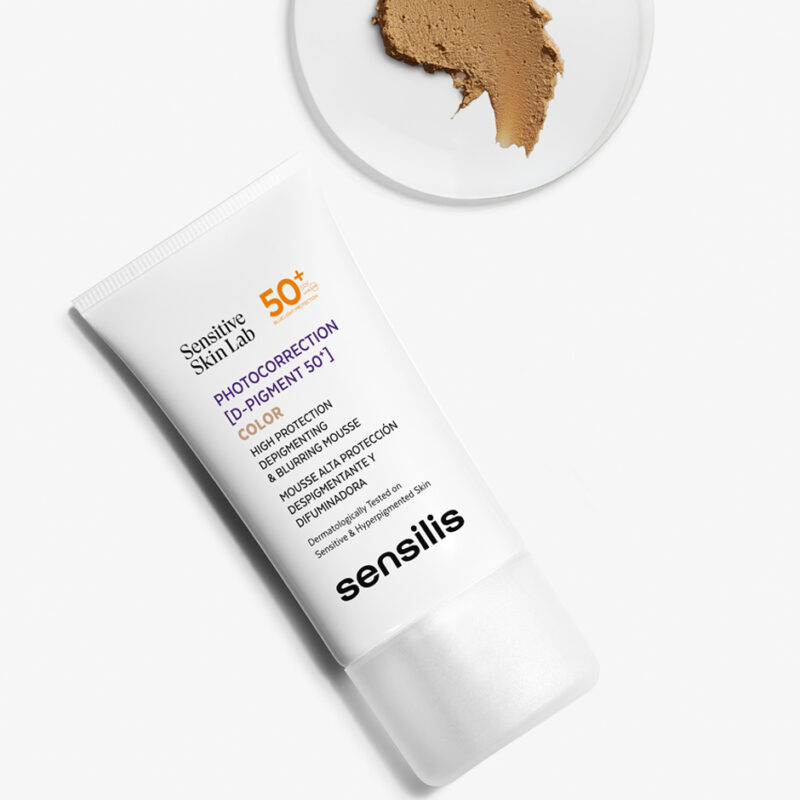 Sensilis D-Pigment Photocorrection Protector Solar Despigmentante con Color Spf50+ x50Ml