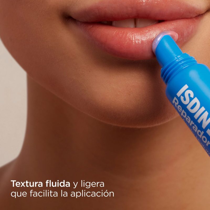 Isdin Reparador Labial Fluido con Acido Hialuronico x4G Azul - Imagen 2