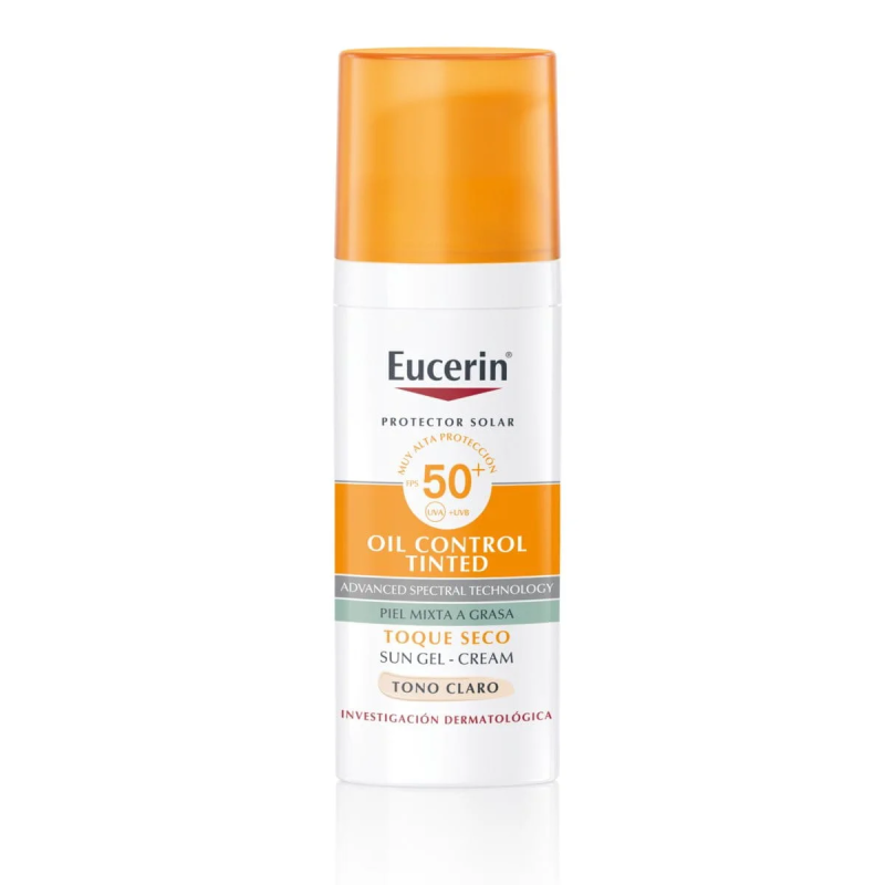 Eucerin Sun Face Oil Control Tono Claro Spf50+ X50Gr